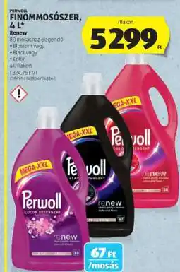 ALDI Perwoll Finommosószer, 4 L ajánlat