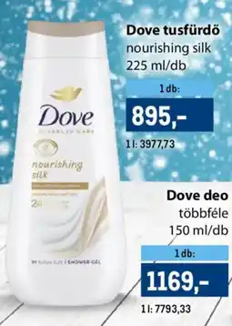 Metro Dove tusfürdő ajánlat