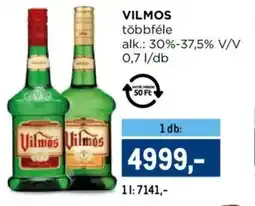 Metro Vilmos ajánlat