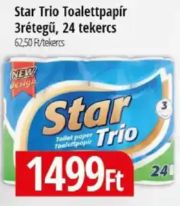 Real Star Trio Toalettpapír ajánlat