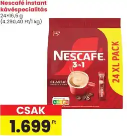 Spar Market Nescafé instant kávéspecialitás ajánlat