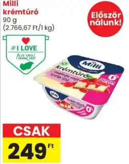 Spar Market Milli krémtúró ajánlat