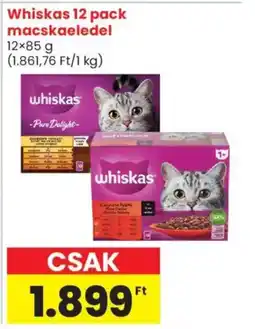 Spar Market Whiskas 12 pack macskaeledel ajánlat