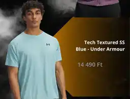 GymBeam Tech Textured SS Blue - Under Armour ajánlat