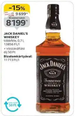 Auchan JACK DANIEL'S Whiskey ajánlat