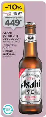 Auchan Asahi Super Dry üveges sör ajánlat