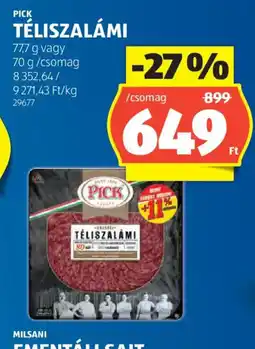 ALDI PICK TÉLISZALÁMI ajánlat