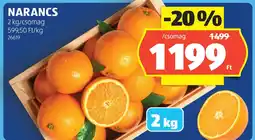 ALDI NARANCS ajánlat