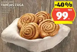 ALDI AZON MELEGÉBEN FAHÉJAS CSIGA ajánlat
