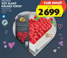ALDI FINEST BAKERY SZÍV ALAKÚ MÁLNÁS TORTA ajánlat