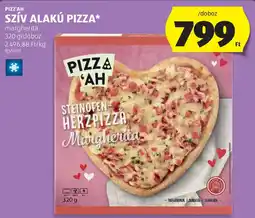 ALDI PIZZ'AH SZÍV ALAKÚ PIZZA ajánlat