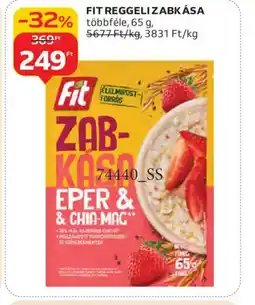 Auchan Fit Reggelizabkása ajánlat