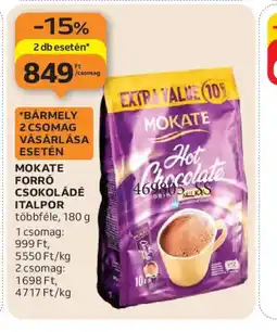 Auchan MOKATE FORR CSOKOLÁDÉ ITALPOR ajánlat