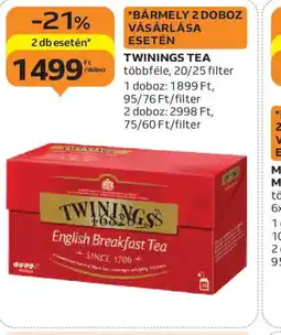 Auchan TWININGS TEA ajánlat