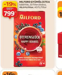 Auchan MILFORD GYÜMÖLCSTEA ajánlat