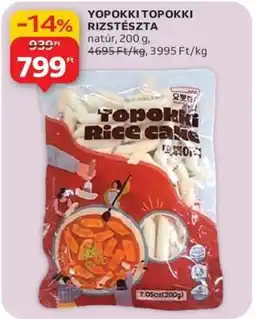 Auchan YOPOKKI TOPOKKI RIZSTÉSZTA ajánlat