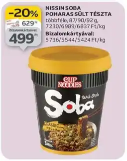 Auchan Nissin Soba Poharas Sült Tészta ajánlat
