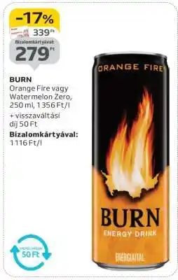 Auchan BURN Orange Fire vagy Watermelon Zero ajánlat