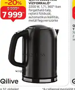 Auchan QILIVE VÍZFORRAL ajánlat