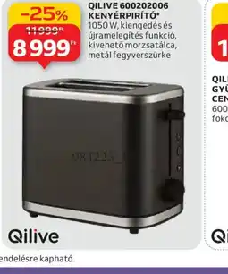Auchan QILIVE 600202006 KENYÉRPIRÍT ajánlat