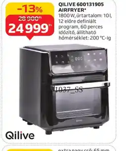Auchan QILIVE G00131905 AIRFRYER ajánlat