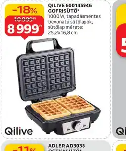 Auchan QILIVE GOFRISÜTŐ ajánlat