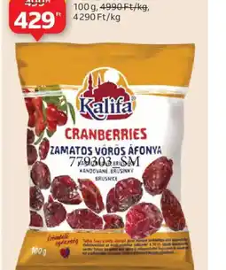 Auchan KALÍFA ASZALT, ZAMATOS VÖRÖS ÁFONYA ajánlat