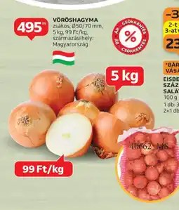 Auchan VÖRÖSHAGYMA ajánlat
