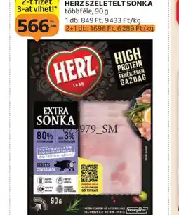 Auchan HERZ SZELETELT SONKA ajánlat