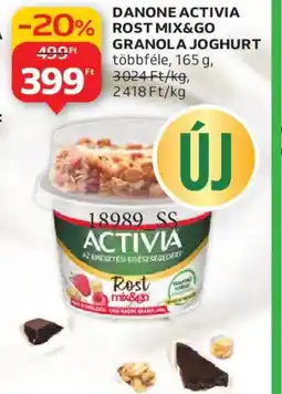 Auchan DANONE ACTIVIA ROST MIX&GO JOGHURT ajánlat