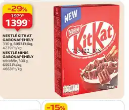 Auchan NESTLÉ KITKAT GABONAPEHELY ajánlat