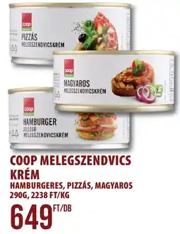 Coop Coop melegszendvics krém ajánlat