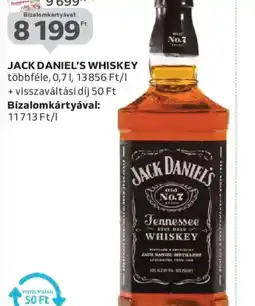 Auchan JACK DANIEL'S WHISKEY ajánlat