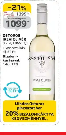 Auchan OSTOROS IRSAI OLIVÉR ajánlat