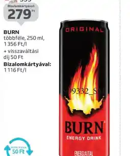 Auchan BURN ENERGY DRINK ajánlat