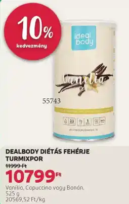 Rossmann Dealbody diétás fehérje turmixpor ajánlat