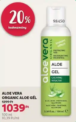 Rossmann Aloe Vera Organic Aloe gél ajánlat