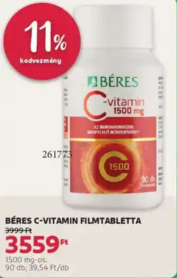 Rossmann Béres C-Vitamin filmtabletta ajánlat