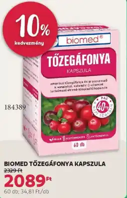 Rossmann Biomed Tőzegáfonya kapszula ajánlat