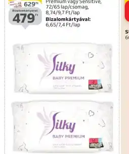 Auchan SILKY BABY NEDVES TÖRLŐKENDŐ ajánlat