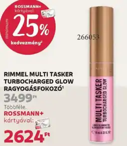Rossmann Rimmel Multi Tasker Turbocharged glow ragyogásfokozó ajánlat
