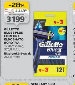 Auchan GILLETTE BLUE 3 PLUS COMFORT BOROTVA ajánlat