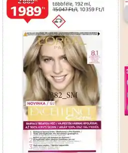Auchan L'ORÉAL PARIS EXCELLENCE CREME HAJFESTÉK ajánlat