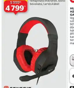 Auchan GENESIS ARGON200 GAMER FEJHALLGAT ajánlat