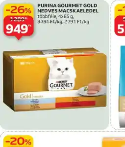 Auchan PURINA GOURMET GOLD MACSKAELEDEL ajánlat