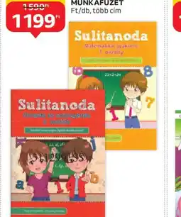 Auchan SULITANODA ISKOLAIFEJLESZTŐ MUNKAFÜZET ajánlat