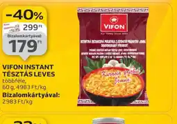 Auchan VIFON INSTANT TÉSZTÁS LEVES ajánlat