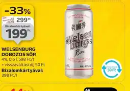 Auchan WELSENBURG DOBOZOS SÖR ajánlat