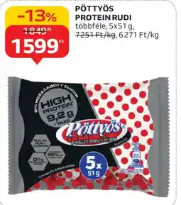 Auchan PÖTTYÖS PROTEIN RUDI ajánlat