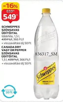 Auchan SCHWEPPES SZÉNSAVAS ÜDÍTŐITAL ajánlat